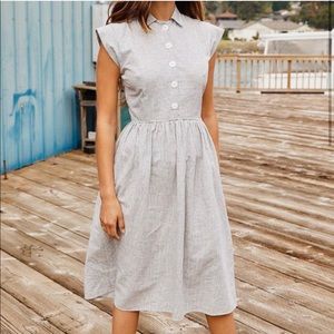 Christy Dawn 100% cotton piper dress in lavender